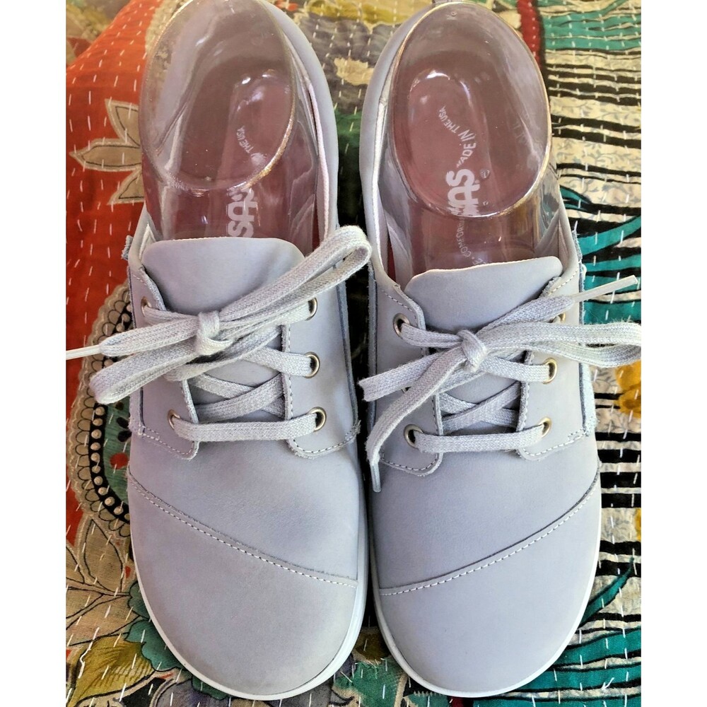 SAS Marnie Sky Sparkle Leather Lace Up Athletic Shoes Sneakers Womens Size 7.5M